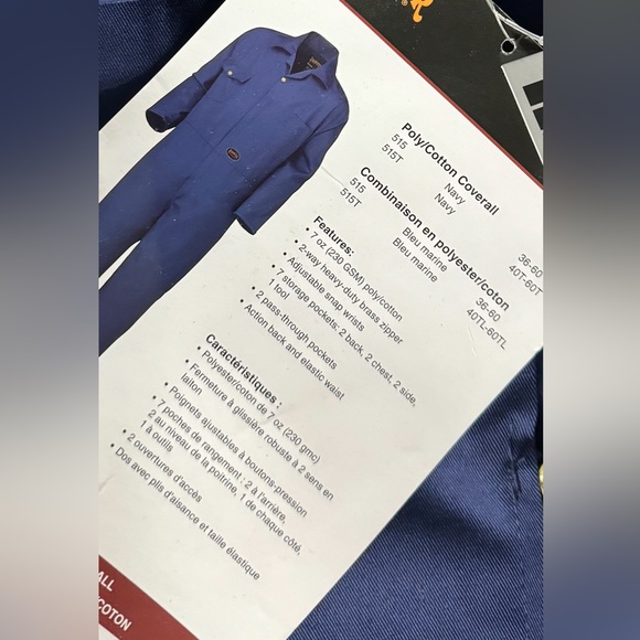 Pioneer Coverall NWT size 50 - Picture 5 of 5